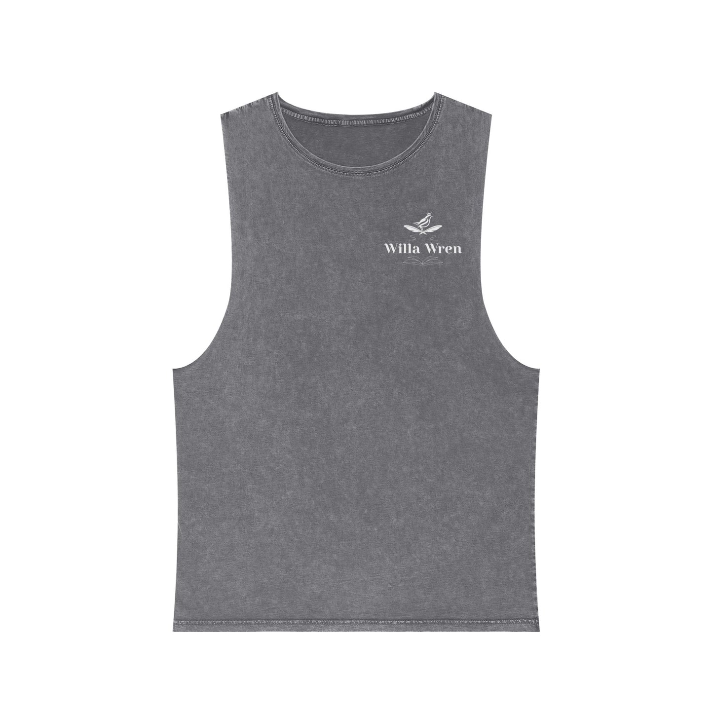 Unisex Stonewash Tank Top - The Kings of Hart U Graphic Tee
